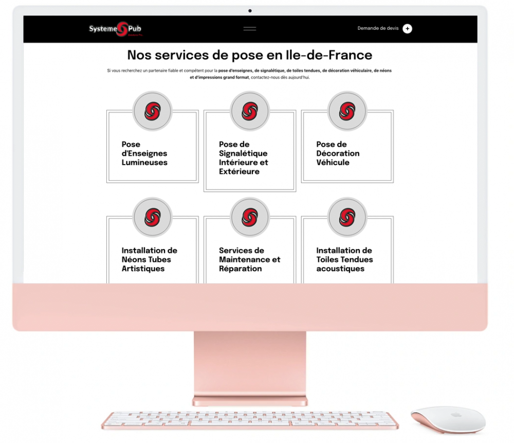 System Pub : Le spécialiste de l’enseigne et de la signalétique depuis plus de 20 ans lance son nouveau site internet